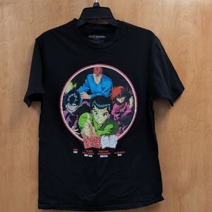 Anime Character Black T-Shirt